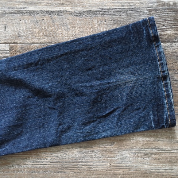 COWGIRL TUFF "Hot Rod Red" bootcut blue jeans red stitching horseback riding 24 - Picture 10 of 13